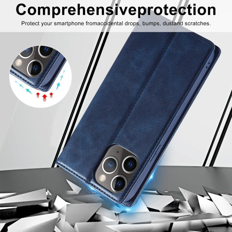 For iPhone 11 Pro LC.IMEEKE RFID Anti-theft Leather Phone Case(Blue) - HoMEdemic™ 