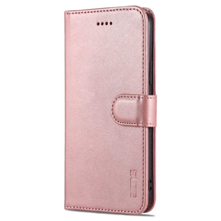 For iPhone 11 Pro Max AZNS Skin Feel Calf Texture Horizontal Flip Leather Case with Card Slots & Holder & Wallet (Rose Gold) - HoMEdemic™ 