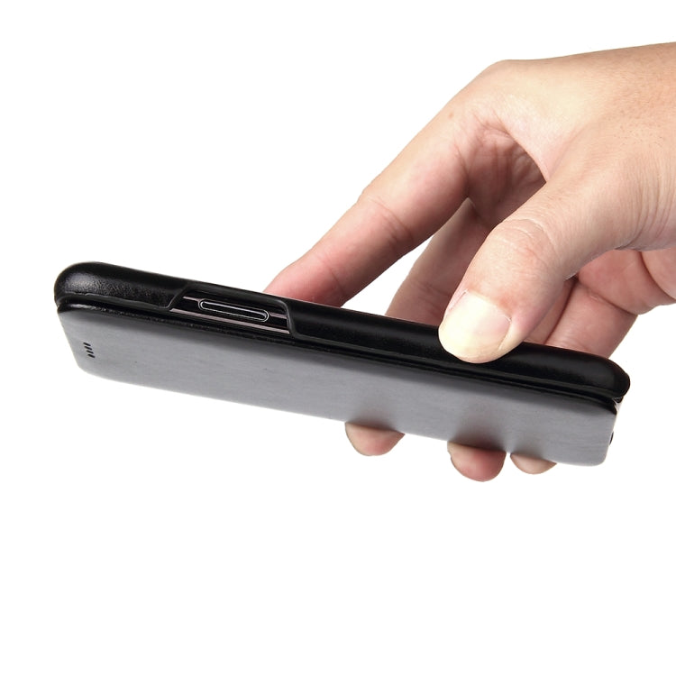 For iPhone 11 Pro Max Fierre Shann Business Magnetic Horizontal Flip Genuine Leather Case (Black) - HoMEdemic™ 