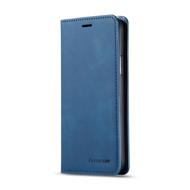 For iPhone 11 Pro Max Forwenw Dream Series Oil Edge Strong Magnetism Horizontal Flip Leather Case with Holder & Card Slots & Wallet & Photo Frame(Blue) - HoMEdemic™ 