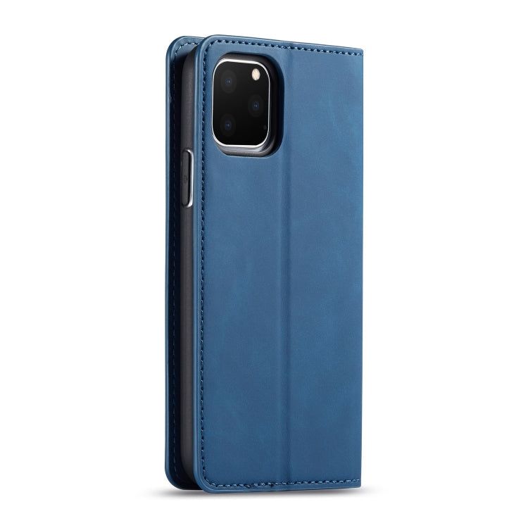 For iPhone 11 Pro Max Forwenw Dream Series Oil Edge Strong Magnetism Horizontal Flip Leather Case with Holder & Card Slots & Wallet & Photo Frame(Blue) - HoMEdemic™ 