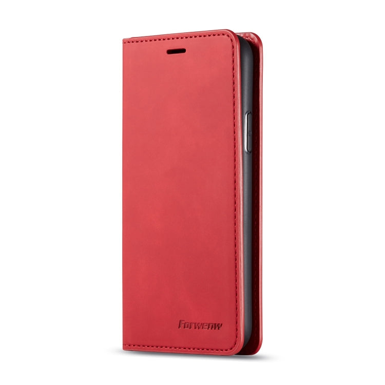 For iPhone 11 Pro Max Forwenw Dream Series Oil Edge Strong Magnetism Horizontal Flip Leather Case with Holder & Card Slots & Wallet & Photo Frame(Red) - HoMEdemic™ 