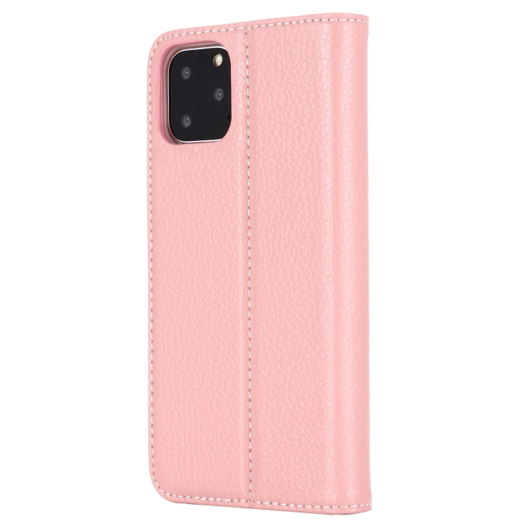 For iPhone 11 Pro Max GEBEI PU+TPU Horizontal Flip Protective Case with Holder & Card Slots(Rose Gold) - HoMEdemic™ 