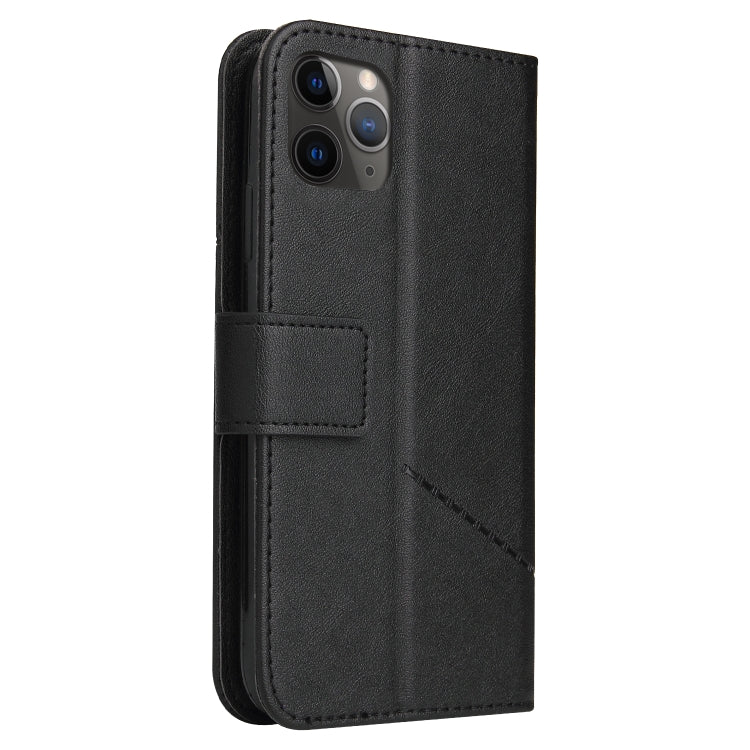 For iPhone 11 Pro Max GQUTROBE Right Angle Leather Phone Case(Black) - HoMEdemic™ 