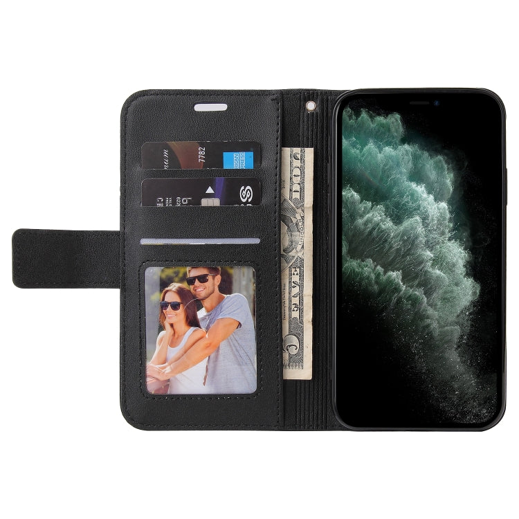 For iPhone 11 Pro Max GQUTROBE Right Angle Leather Phone Case(Black) - HoMEdemic™ 