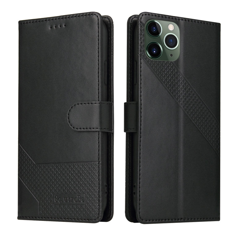 For iPhone 11 Pro Max GQUTROBE Skin Feel Magnetic Leather Phone Case (Black) - HoMEdemic™ 