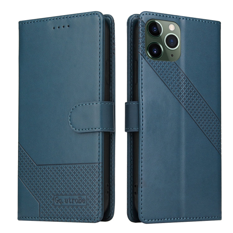 For iPhone 11 Pro Max GQUTROBE Skin Feel Magnetic Leather Phone Case (Blue) - HoMEdemic™ 