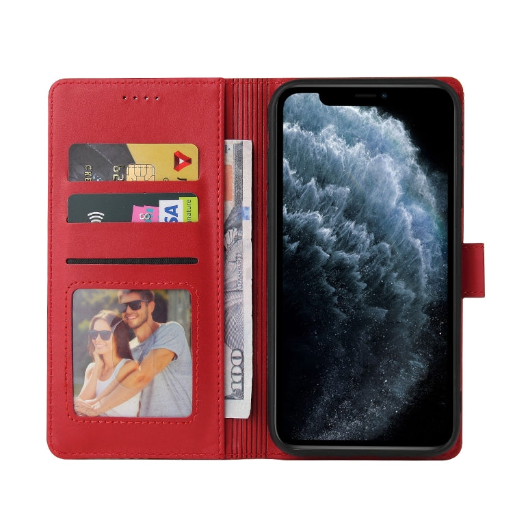 For iPhone 11 Pro Max GQUTROBE Skin Feel Magnetic Leather Phone Case (Red) - HoMEdemic™ 