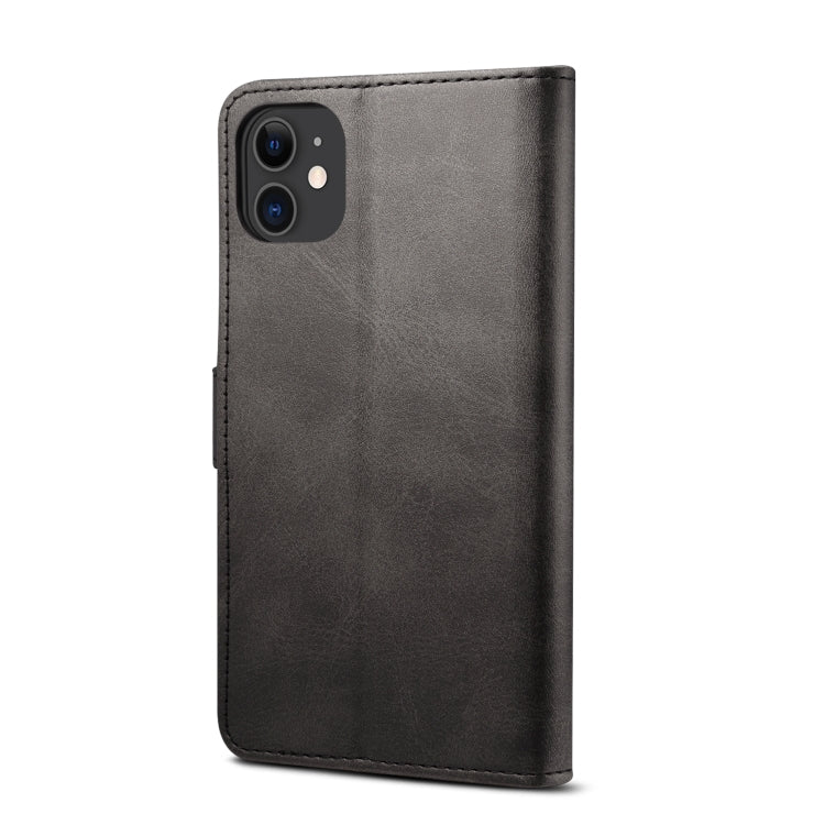 For iPhone 11 Pro Max GUSSIM Magnetic Horizontal Flip Leather Case with Holder & Card Slots & & Wallet(Black) - HoMEdemic™ 