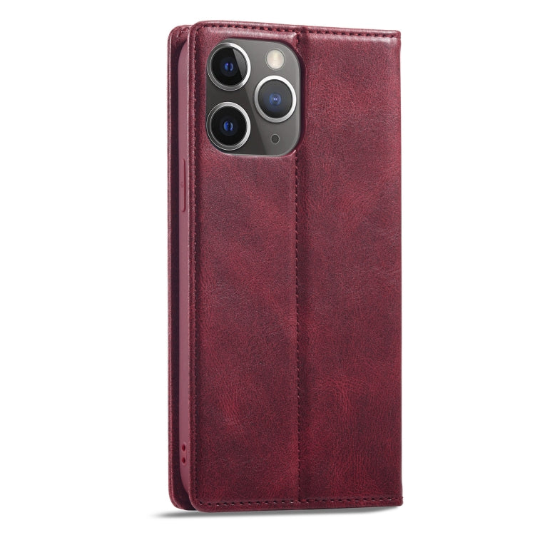 For iPhone 11 Pro Max LC.IMEEKE RFID Anti-theft Leather Phone Case(Red) - HoMEdemic™ 