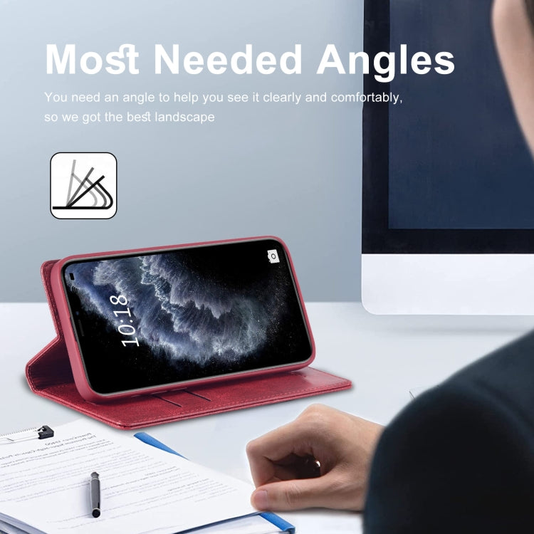 For iPhone 11 Pro Max LC.IMEEKE RFID Anti-theft Leather Phone Case(Red) - HoMEdemic™ 