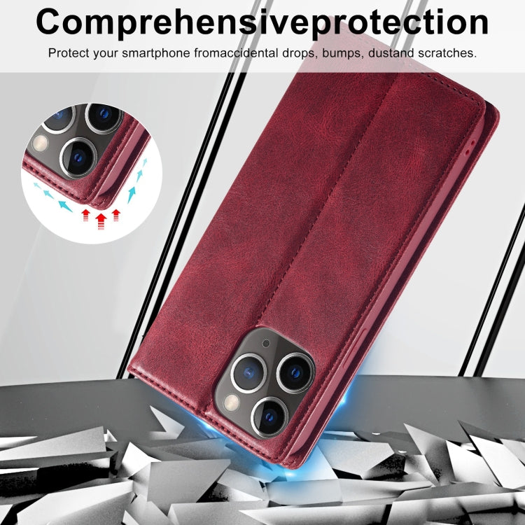 For iPhone 11 Pro Max LC.IMEEKE RFID Anti-theft Leather Phone Case(Red) - HoMEdemic™ 
