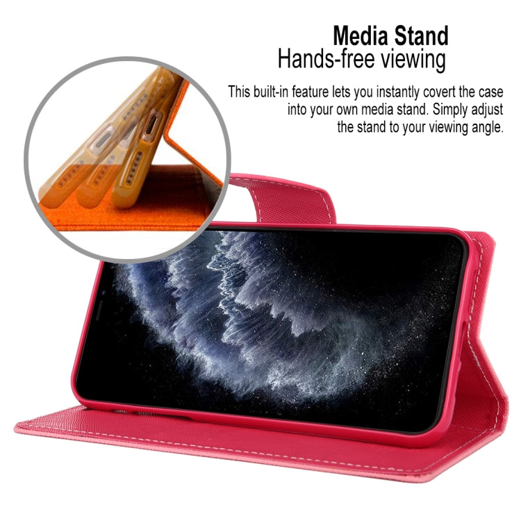 For iPhone 11 Pro Max MERCURY GOOSPERY FANCY DIARY Horizontal Flip Leather Case with Holder & Card Slots & Wallet(Pink) - HoMEdemic™ 