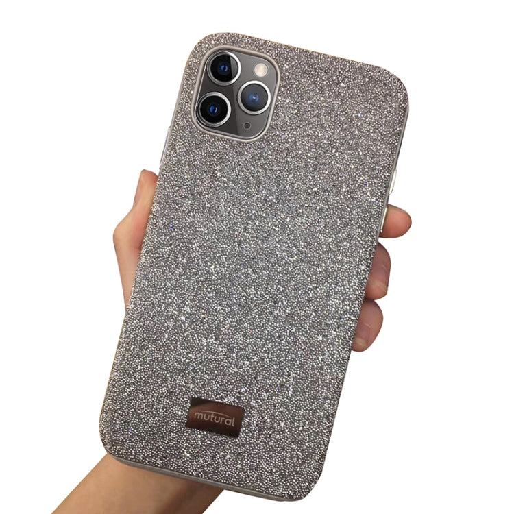 For iPhone 11 Pro Max Mutural TPU + PC + Diamond Cloth Protective Case(Silver) - HoMEdemic™ 
