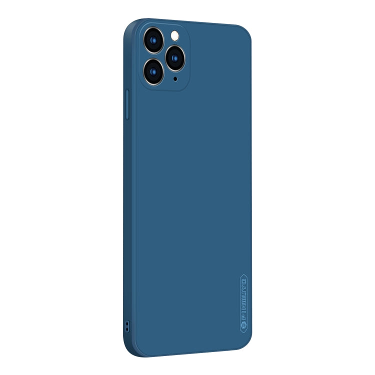 For iPhone 11 Pro Max PINWUYO Sense Series Liquid Silicone TPU Mobile Phone Case (Blue) - HoMEdemic™ 