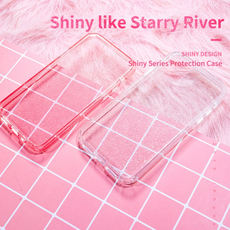 For iPhone 11 Pro Max ROCK Shiny Series Shockproof TPU + PC Protective Case (Transparent Pink) - HoMEdemic™ 