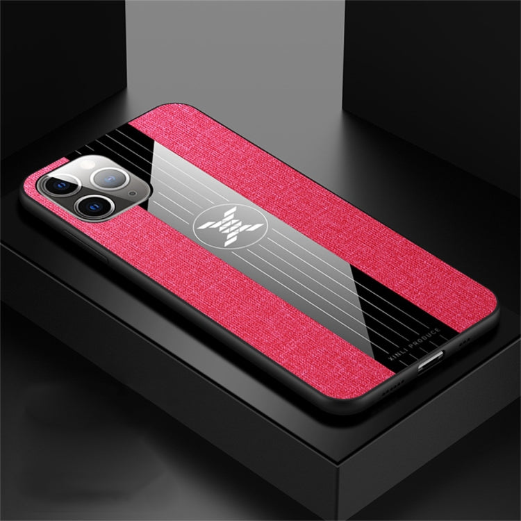 For iPhone 11 Pro XINLI Stitching Cloth Textue Shockproof TPU Protective Case(Red) - HoMEdemic™ 