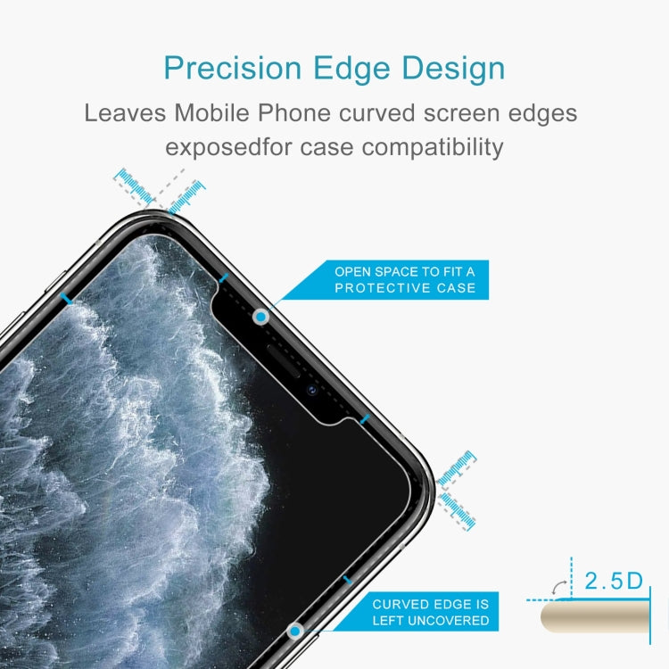 For iPhone 11 Pro / XS / X 0.26mm 9H 2.5D High Aluminum Tempered Glass Film - HoMEdemic™ 