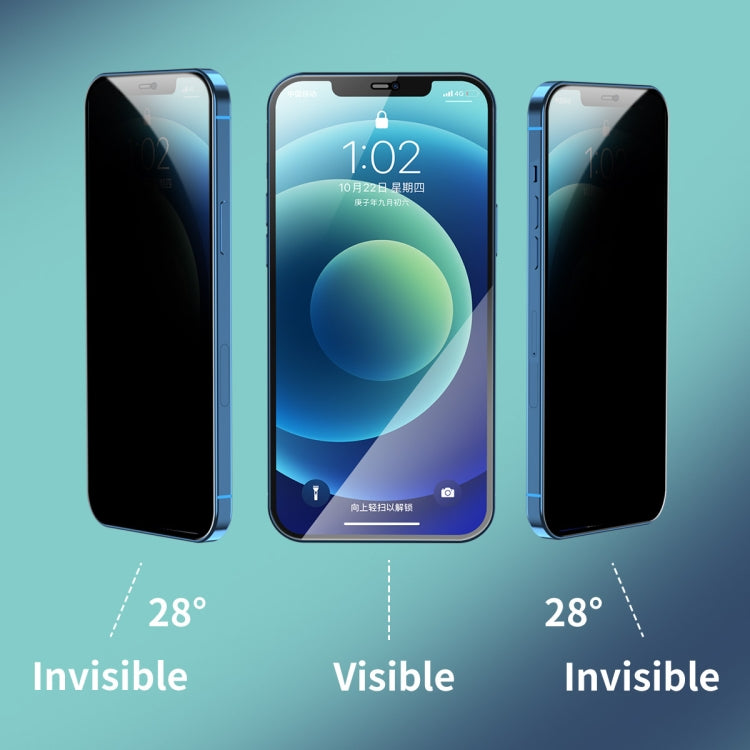 For iPhone 11 Pro / XS / X 2pcs ENKAY Hat-Prince Full Coverage 28 Degree Privacy Screen Protector Anti-spy Tempered Glass Film - HoMEdemic™ 