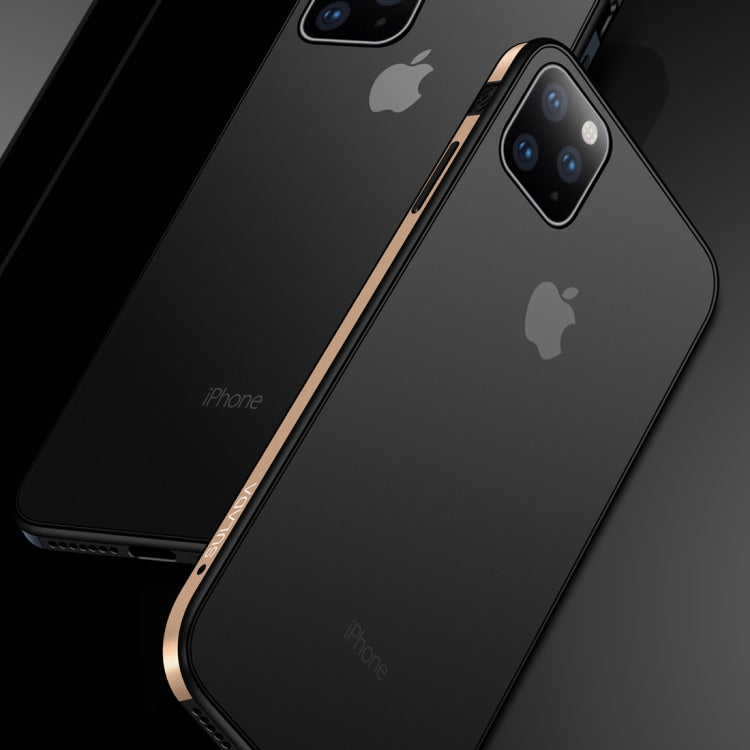 For iPhone 11 SULADA Shockproof Aviation Aluminum Metal frame + TPU + Frosted Protective Case(Black) - HoMEdemic™ 