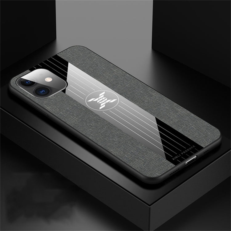 For iPhone 11 XINLI Stitching Cloth Textue Shockproof TPU Protective Case(Grey) - HoMEdemic™ 