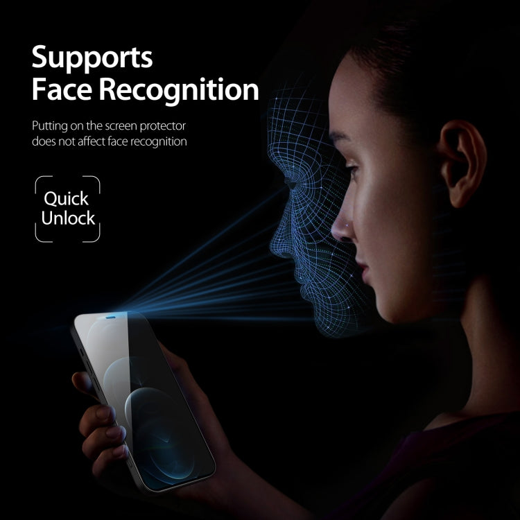 For iPhone 12 / 12 Pro 5pcs DUX DUCIS 0.33mm 9H High Aluminum Anti-spy HD Tempered Glass Film - HoMEdemic™ 