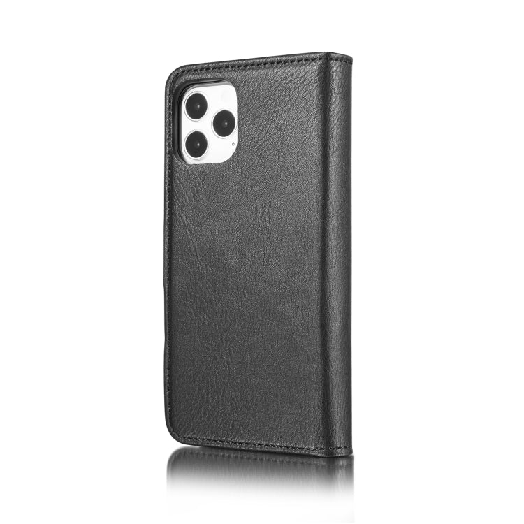 For iPhone 12/12 Pro DG.MING Crazy Horse Texture Detachable Magnetic Leather Case(Black) - HoMEdemic™ 