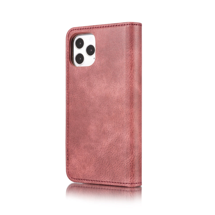 For iPhone 12/12 Pro DG.MING Crazy Horse Texture Detachable Magnetic Leather Case(Red) - HoMEdemic™ 