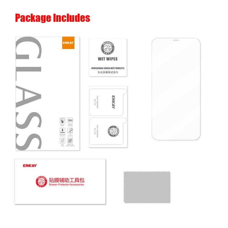 For iPhone 12 / 12 Pro ENKAY Hat-Prince 0.1mm Ultrathin Anti-reflection Special Glass Film - HoMEdemic™ 