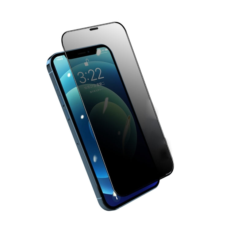 For iPhone 12 / 12 Pro ENKAY Quick Stick Anti-peeping Tempered Glass Film - HoMEdemic™ 