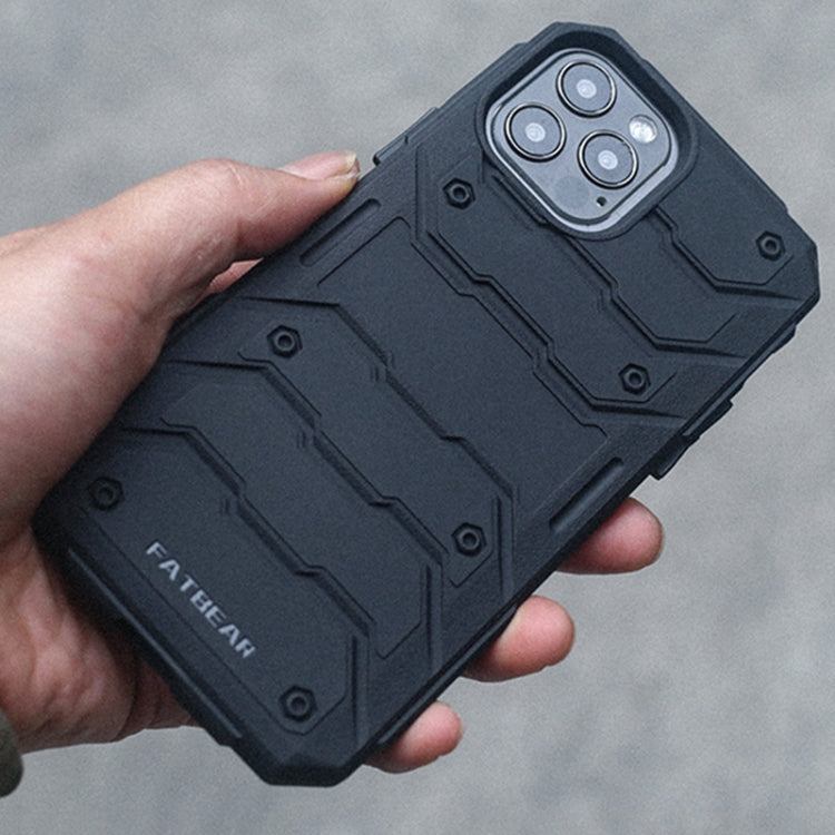 For iPhone 12 / 12 Pro FATBEAR Graphene Cooling Shockproof Case(Black) - HoMEdemic™ 