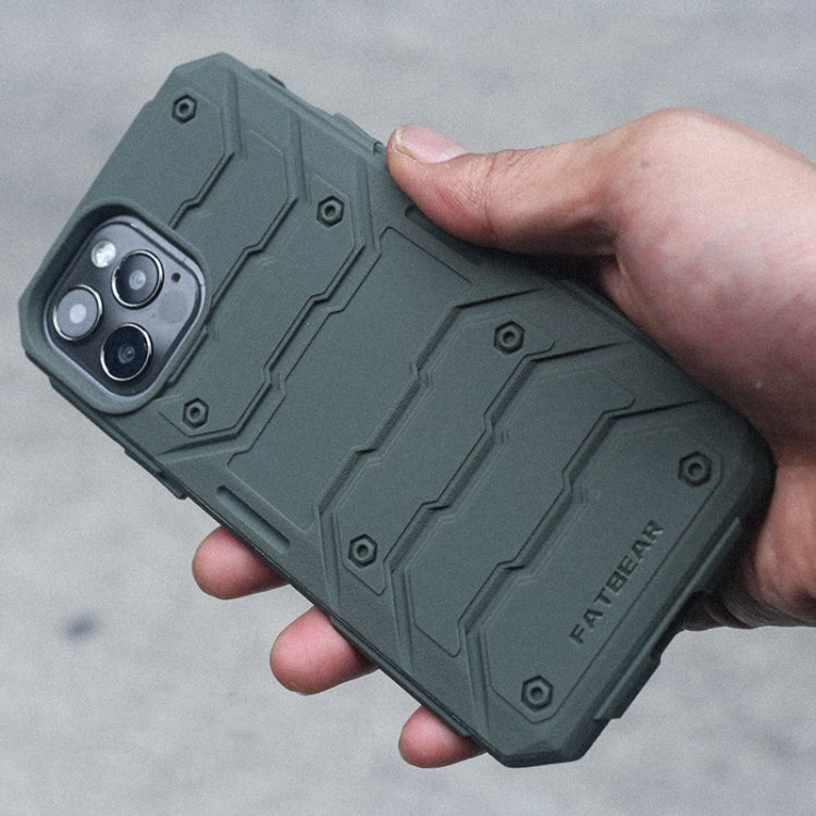 For iPhone 12 / 12 Pro FATBEAR Graphene Cooling Shockproof Case(Green) - HoMEdemic™ 