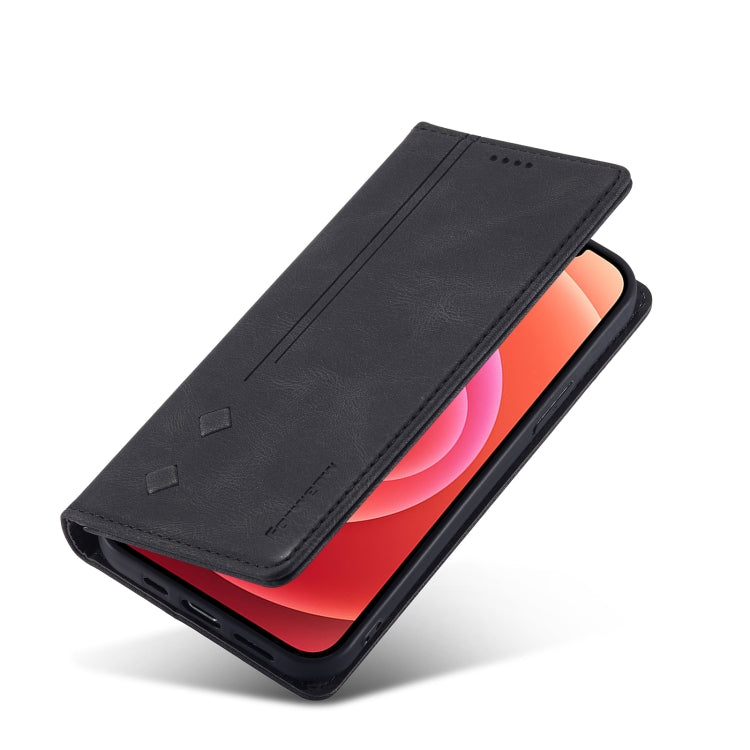 For iPhone 12 / 12 Pro Forwenw F2 Series Magnetic Horizontal Flip Leather Case with Holder & Card Slots & Wallet(Black) - HoMEdemic™ 