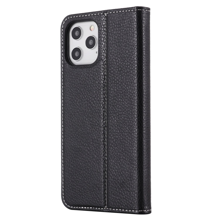 For iPhone 12 / 12 Pro GEBEI PU+TPU Horizontal Flip Protective Case with Holder & Card Slots(Black) - HoMEdemic™ 