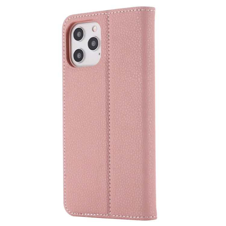 For iPhone 12 / 12 Pro GEBEI PU+TPU Horizontal Flip Protective Case with Holder & Card Slots(Rose Gold) - HoMEdemic™ 