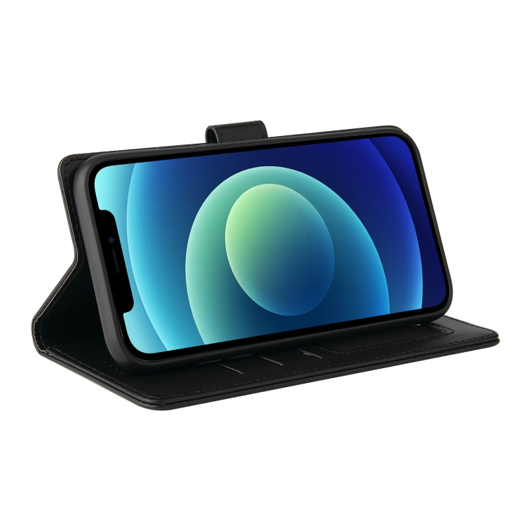 For iPhone 12 / 12 Pro GQUTROBE Skin Feel Magnetic Leather Phone Case(Black) - HoMEdemic™ 