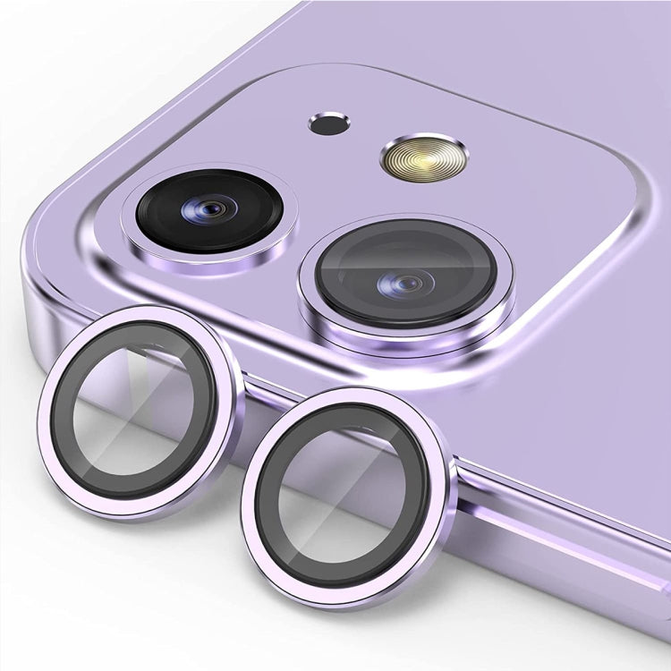 For iPhone 12 / 12 mini ENKAY AR Anti-reflection Camera Lens Glass Full Film(Ligtht Purple) - HoMEdemic™ 