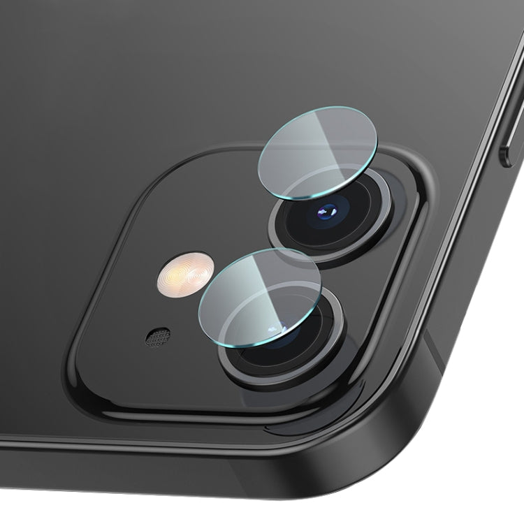 For iPhone 12 2pcs mocolo 0.15mm 9H 2.5D Round Edge Rear Camera Lens Tempered Glass Film(Clear) - HoMEdemic™ 