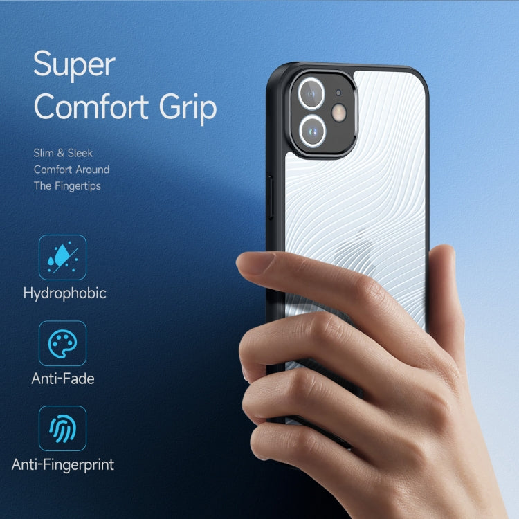 For iPhone 12 DUX DUCIS Aimo Series  Frosted Feel Phone Case(Black) - HoMEdemic™ 