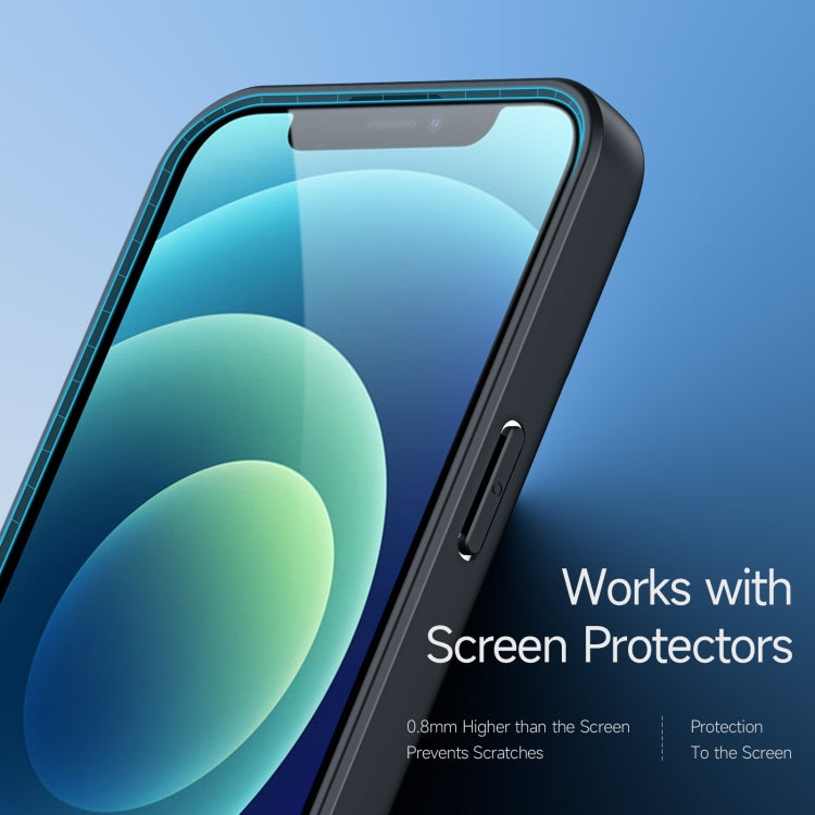 For iPhone 12 DUX DUCIS Aimo Series  Frosted Feel Phone Case(Black) - HoMEdemic™ 