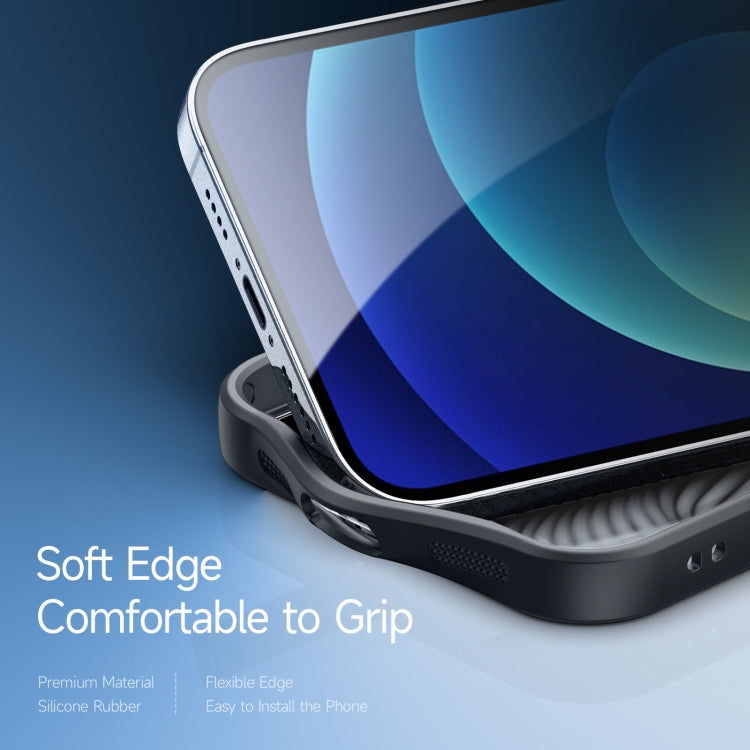 For iPhone 12 DUX DUCIS Aimo Series  Frosted Feel Phone Case(Black) - HoMEdemic™ 