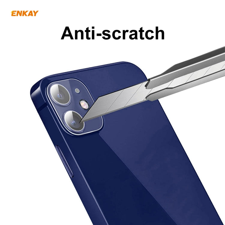 For iPhone 12 ENKAY Hat-Prince 9H Rear Camera Lens Tempered Glass Film Full Coverage Protector - HoMEdemic™ 