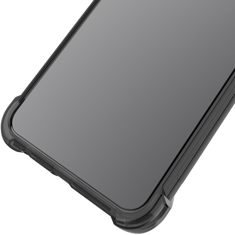 For iPhone 12 IMAK All-inclusive Shockproof Airbag TPU Case with Screen Protector (Transparent Black) - HoMEdemic™ 