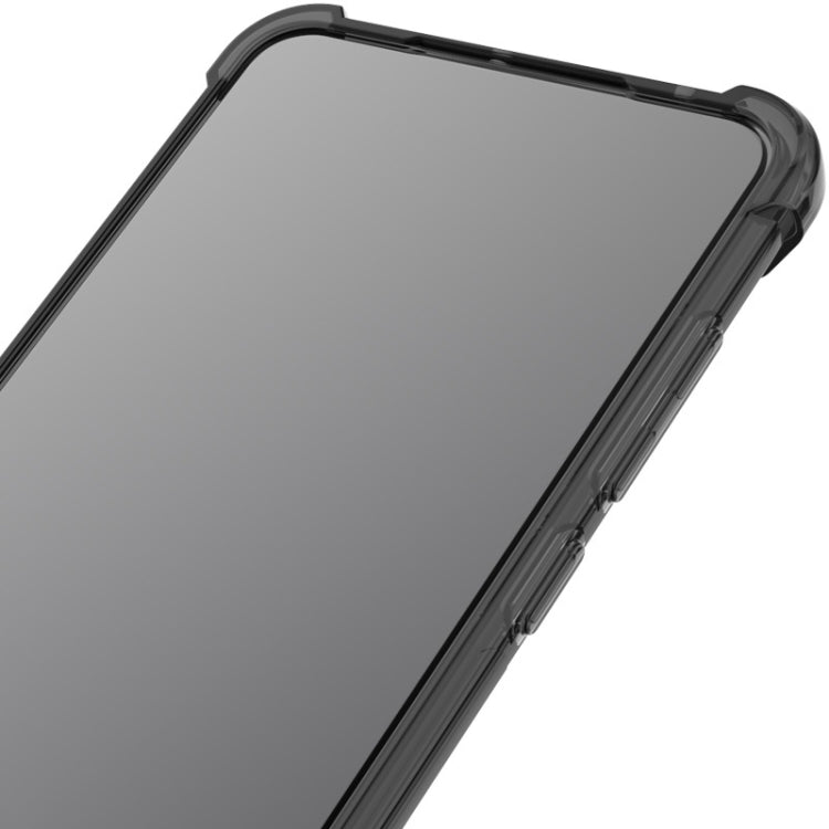 For iPhone 12 IMAK All-inclusive Shockproof Airbag TPU Case with Screen Protector (Transparent Black) - HoMEdemic™ 