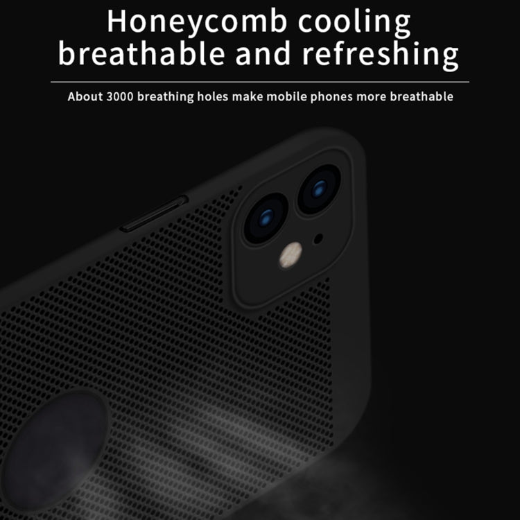 For iPhone 12 MOFi Honeycomb Texture Breathable PC Shockproof Protective Back Cover Case(Gold) - HoMEdemic™ 