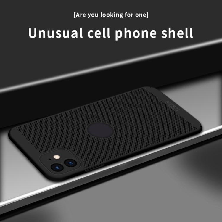 For iPhone 12 MOFi Honeycomb Texture Breathable PC Shockproof Protective Back Cover Case(Gold) - HoMEdemic™ 