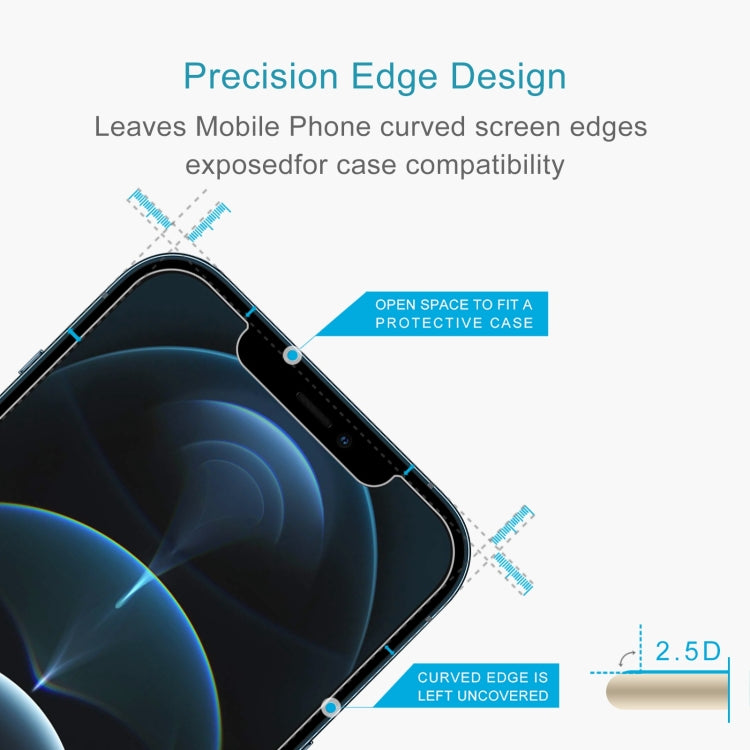 For iPhone 12 Pro Max 0.26mm 9H 2.5D High Aluminum Tempered Glass Film - HoMEdemic™ 