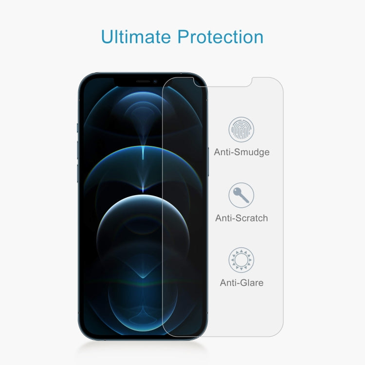 For iPhone 12 Pro Max 0.26mm 9H 2.5D High Aluminum Tempered Glass Film - HoMEdemic™ 