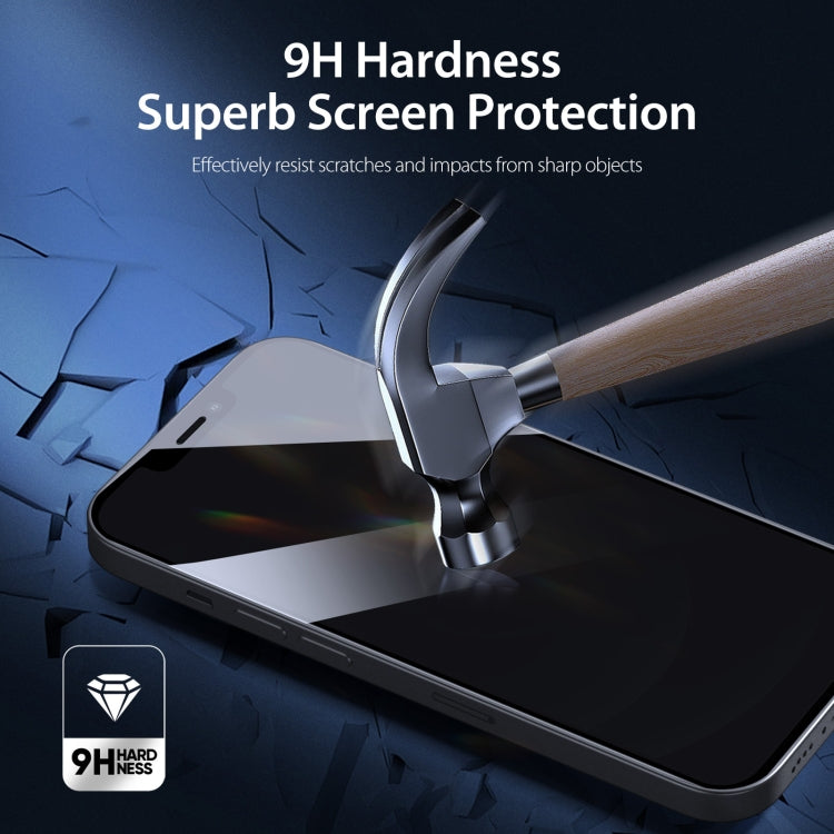 For iPhone 12 Pro Max 5pcs DUX DUCIS 0.33mm 9H High Aluminum Anti-spy HD Tempered Glass Film - HoMEdemic™ 