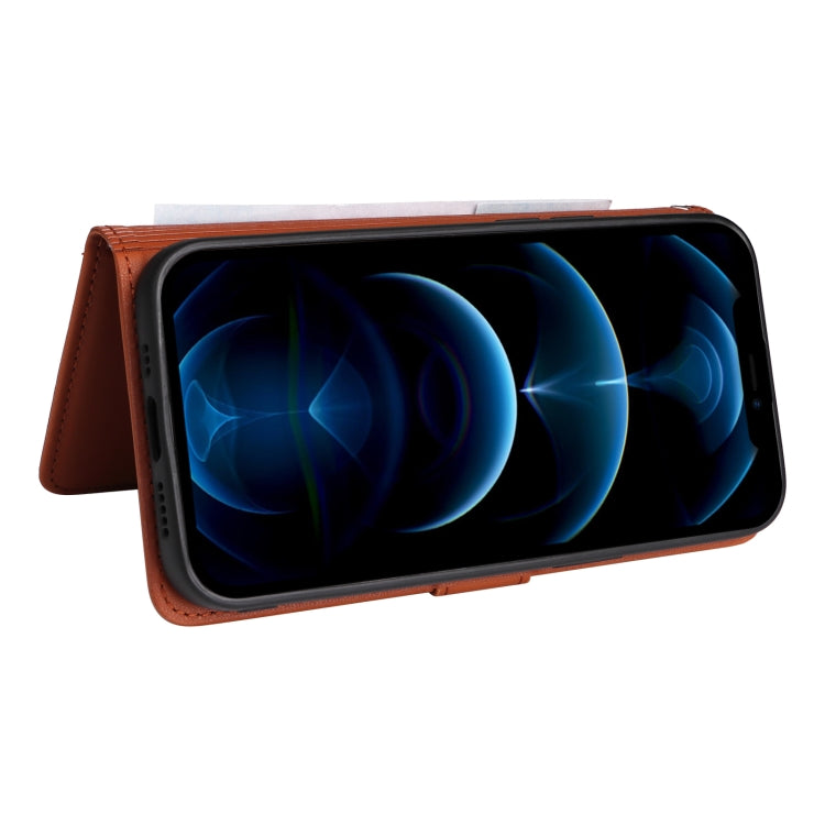 For iPhone 12 Pro Max BETOPNICE BN-005 2 in 1 Detachable Imitate Genuine Leather Phone Case(Brown) - HoMEdemic™ 